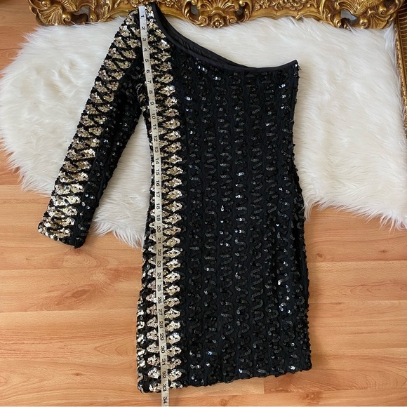 A La Carte California Vintage Sequin One Shoulder Dress - Picture 6 of 10